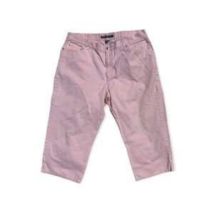 Lauren Jeans Co. Light Pink Denim Capris